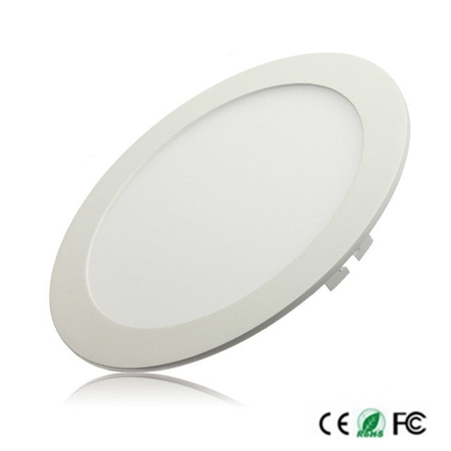 LED 3W-25W Warm White/Natural White/Cold White LED ceiling recessed grid downlight/slim round panel light + drive