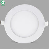 LED Panel Lights Ceiling Round Recessed Lamp Aluminum Ultra Thin Downlights 3W 4W 6W 9W 12W 15W 18W 24W Spotlight Light Fixtures