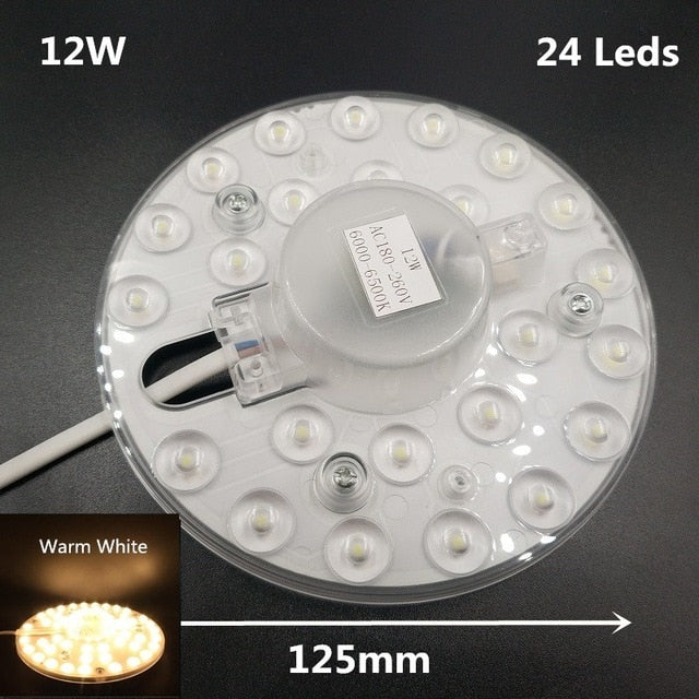 Round Led Panel Light 12W 18W 24W 36W Surface Mounted leds Downlight ceiling down 220V 230V 240V lampada lamp Down Lamp Magnetic