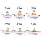 Energy Saving E27 Led Bulb Light  SMD5730 2835 15W 20W 30W 40W 50W 60W Lampada Ampoule Bombilla  Super Bright UFO Lamp for Home