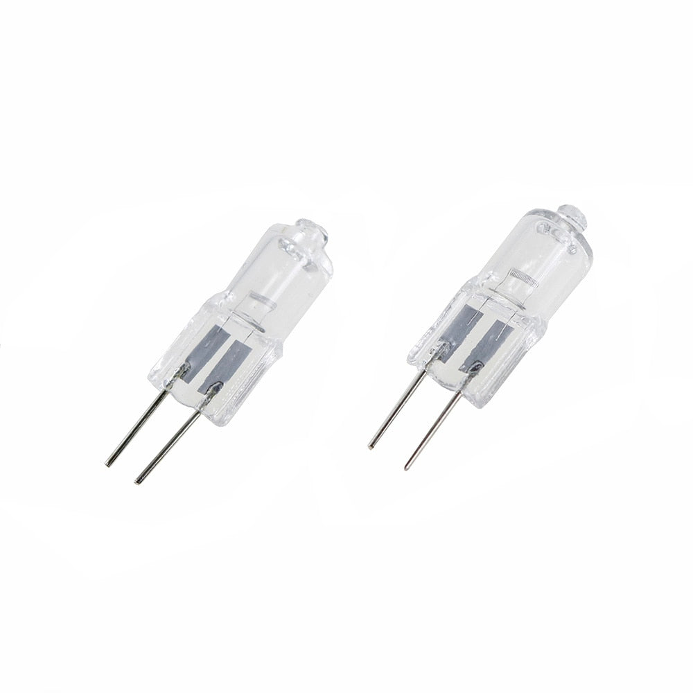 Halogen G4 AC12V 5W 10W 20W 35W 50W Lamp G4 Halogen Light Warm Bulb G4 Base Clear Halogen inserted crystal lamp