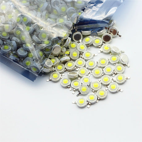 Full Wattage 10Pcs/Lot Real 1W 3W High Power LED Lamp Bulb Diode SMD 100-220LM LED Light Chip For Lawn Ceiling Spot light Downlight