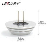 LEDIARY 5PCS/lot G4 Super Bright UFO Umbrella Shaped Downlight LED G4 Light Mini Corn Bulb DC12V COB LED High Power Tube 25*18mm