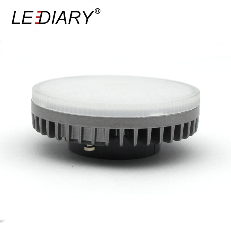 LEDIARY Super Bright LED GX53 Bulb 110V-240V Aluminum Cooling&Frosted PC Cover Real 8W Downlight GX53 Cabinet 3000/4000/6000K
