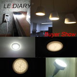 LEDIARY Super Bright LED GX53 Bulb 110V-240V Aluminum Cooling&Frosted PC Cover Real 8W Downlight GX53 Cabinet 3000/4000/6000K