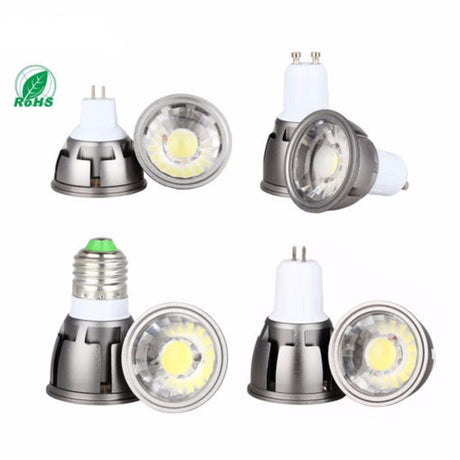 Ultra Bright LED COB Spotlight 6W 9W 12W E26 E27 MR16 GU10 GU5.3 Light Bulb 12V AC 220V 110V Spot light Lamp Warm Cool White