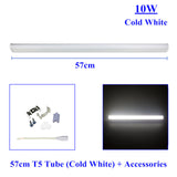 LED Tube T5 Light 29CM 57CM 220V~240V LED Fluorescent Tube LED T5 Led Lamp 6W 10W Cold White Light Lampada Ampoule PVC Plastic