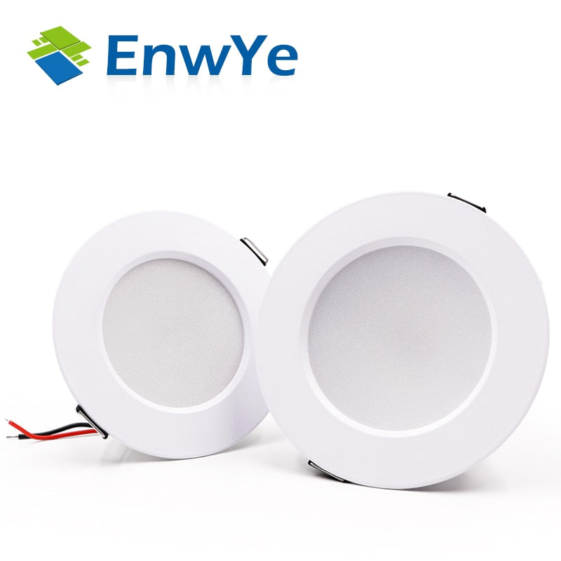 EnwYe LED Downlight Ceiling 5W 7W 9W 12W 15W Warm white/cold white led light AC 220V 230V 240V Indoor Light