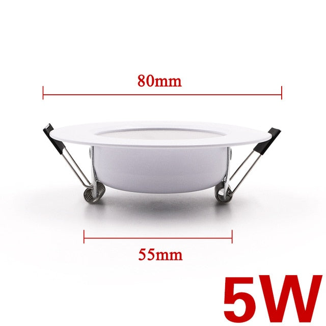 EnwYe LED Downlight Ceiling 5W 7W 9W 12W 15W Warm white/cold white led light AC 220V 230V 240V Indoor Light