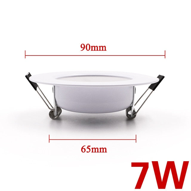 EnwYe LED Downlight Ceiling 5W 7W 9W 12W 15W Warm white/cold white led light AC 220V 230V 240V Indoor Light