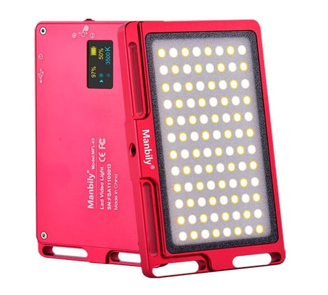 MFL-03 3500-5700K Mini LED Video Camera Light Dimmable 96 LED Photographic Lighting Lamp for DSLR Canon Nikon Pentax