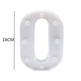 16CM LED Letter Night Light Light Alphabet Battery Home Club Wall Decoration Party Wedding Birthday Decors Valentine's Day Gift