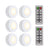 Touch Sensor LED Under Cabinets Lights Dimmable LED Puck Light For Kitchen Wardrobe Stair Closet Night Lamp Battery Powered