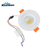Dimmable LED Downlight 3W 5W  Round COB Recessed Lamp 220V 230V 110V Led Bulb Bedroom Kitchen Indoor LED Spot Lighting