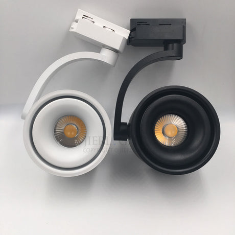 COB led track fixture 9W 12W 15W 20W rail light cob led track light fixture 2 phase for shop lighting