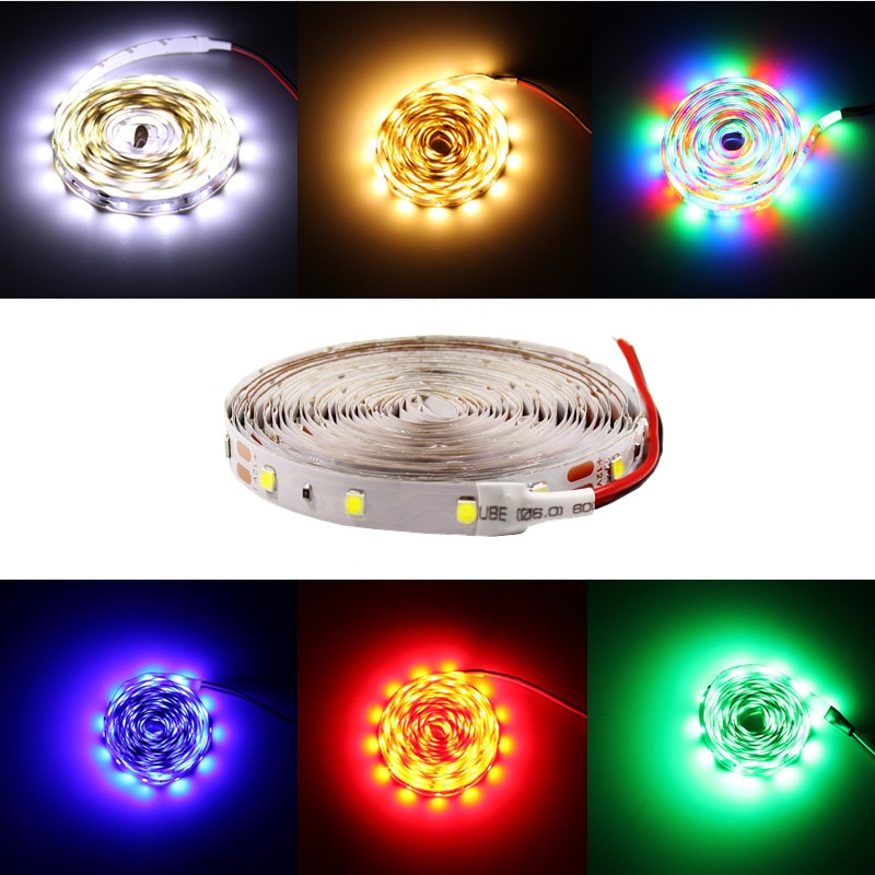 Waterproof RGB led strip neon light warm white blue red green LED ribb ...
