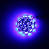 Waterproof RGB led strip neon light warm white blue red green LED ribbon Flexible light strip tape adapter 12v