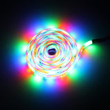 Waterproof RGB led strip neon light warm white blue red green LED ribbon Flexible light strip tape adapter 12v