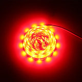 Waterproof RGB led strip neon light warm white blue red green LED ribbon Flexible light strip tape adapter 12v