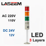 Industrial Multilayer Stack light Multi-layer LED Signal Tower Alarm caution light for machinery  LTA-505 Alarm lamp 3 layer