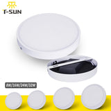 T-SUNRISE Ultra-thin LED Panel Downlight Panel Light Round Square LED Ceiling Recessed Surface Mounted LED lamp 8W/16W/24W/32W