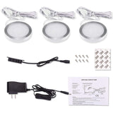3 PCS LED Under Cabinet Light Dimmable Cupboard Kitchen Furniture Lights LED Puck light home Decoration wardrobe night lamps