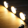 3 PCS LED Under Cabinet Light Dimmable Cupboard Kitchen Furniture Lights LED Puck light home Decoration wardrobe night lamps