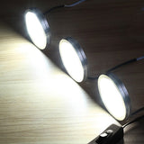 3 PCS LED Under Cabinet Light Dimmable Cupboard Kitchen Furniture Lights LED Puck light home Decoration wardrobe night lamps