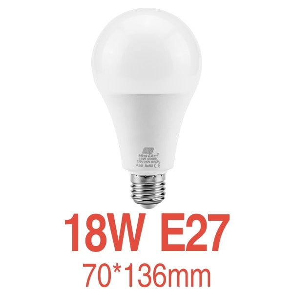 LED Bulb E27 E14 Lamp 3W 5W 7W 9W 12W 15W 18W LED Light AC220V Lampada's Cold White Warm White LED Spotlight For Table Lamp Light