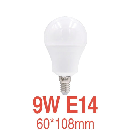 LED Bulb E27 E14 Lamp 3W 5W 7W 9W 12W 15W 18W LED Light AC220V Lampada's Cold White Warm White LED Spotlight For Table Lamp Light