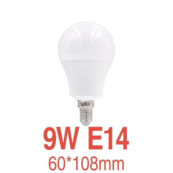 LED Bulb E27 E14 Lamp 3W 5W 7W 9W 12W 15W 18W LED Light AC220V Lampada&#39;s Cold White Warm White LED Spotlight For Table Lamp Light