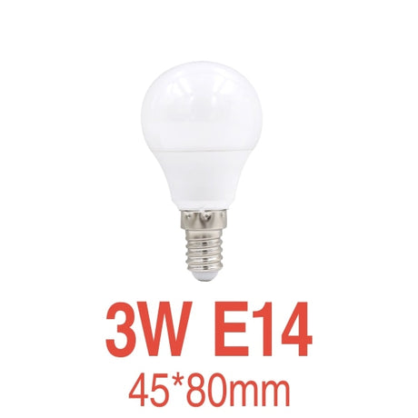 LED Bulb E27 E14 Lamp 3W 5W 7W 9W 12W 15W 18W LED Light AC220V Lampada's Cold White Warm White LED Spotlight For Table Lamp Light