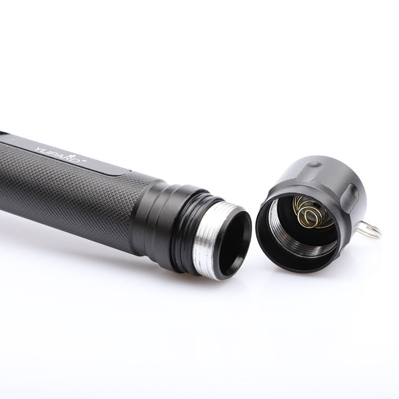 LED waterproof underwater diver diving yellow light T6 LED flashlight white light yellow light torch 18650 battery