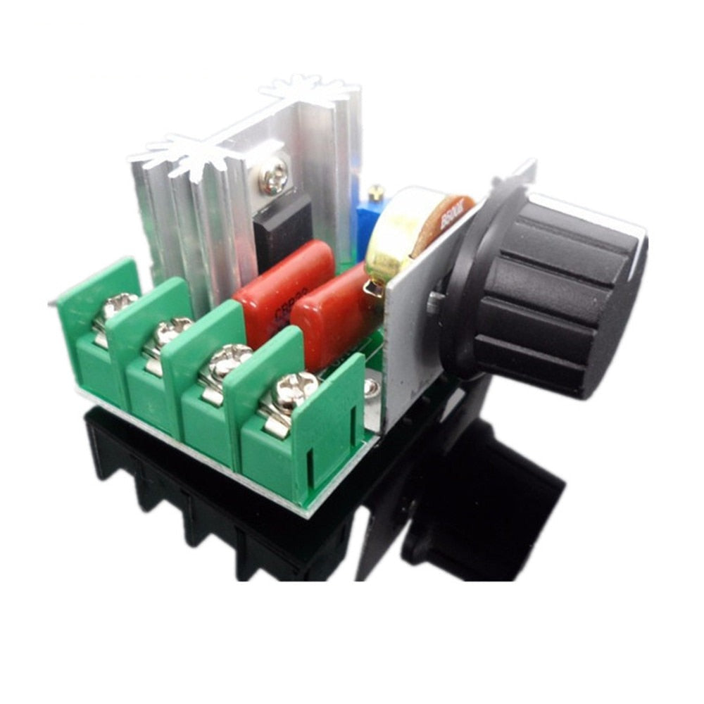 2000W Thyristor Electronic Dimmer 220V Silicon Controlled Rectifier SCR Voltage Regulator Speed Control Temperature Thermostat
