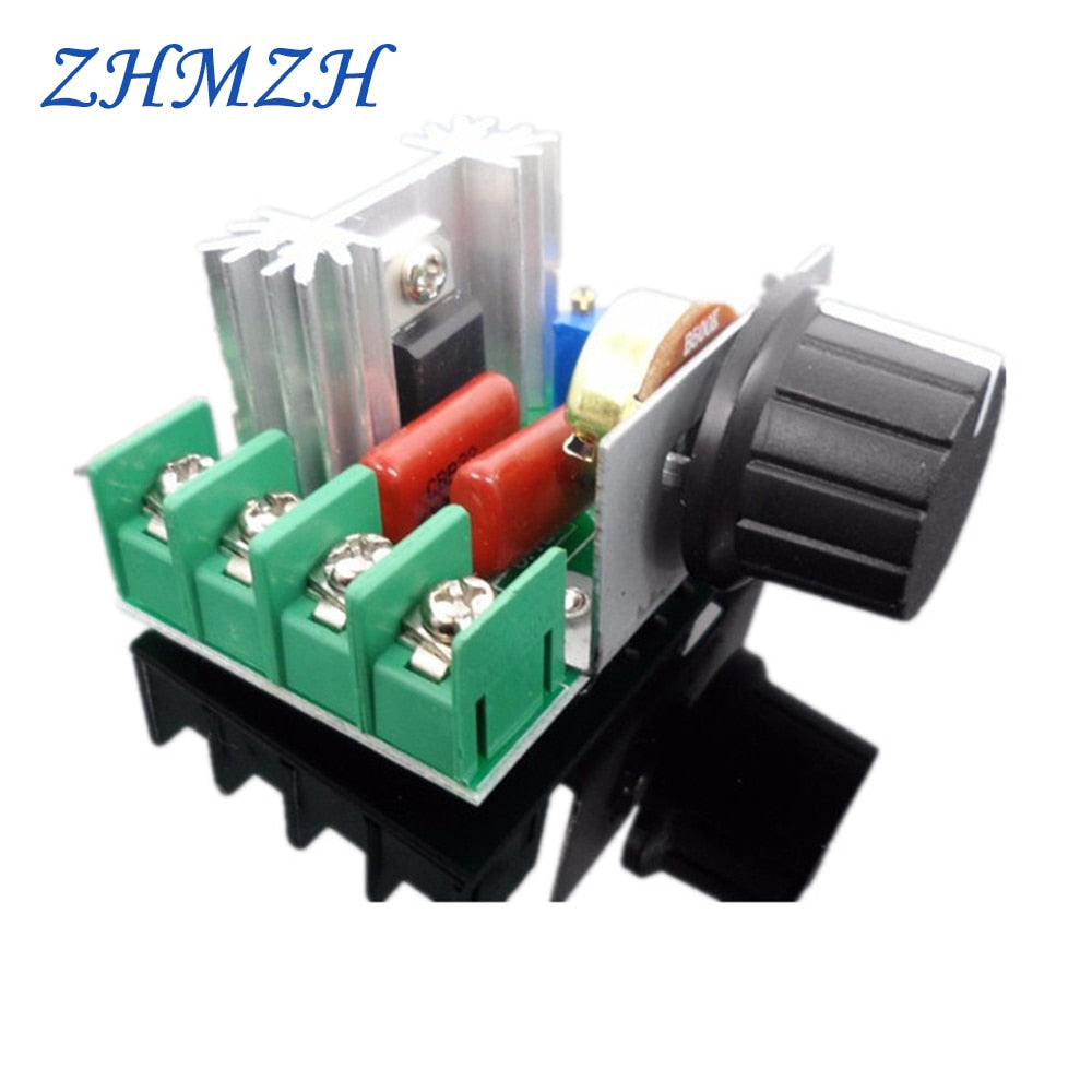 2000W Thyristor Electronic Dimmer 220V Silicon Controlled Rectifier SCR Voltage Regulator Speed Control Temperature Thermostat