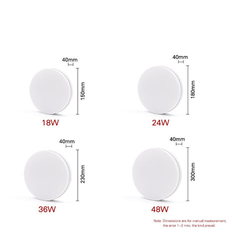 Panel Light Surface Mounted led ceiling light 9W 13W 18W 24W 36W 48W AC 85-265V lamparas led lamp
