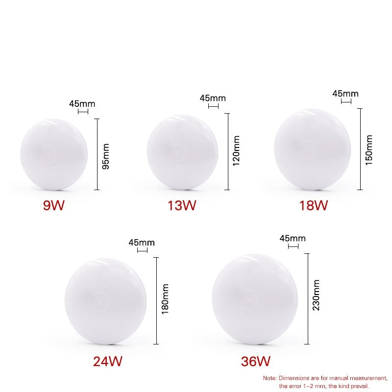 Panel Light Surface Mounted led ceiling light 9W 13W 18W 24W 36W 48W AC 85-265V lamparas led lamp