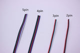 2pin 3pin 4pin 5pin 6pin 22AWG Led Connect LED RGB wire Cable For WS2812 WS2811 RGB RGBW  RGB CCT 5050 3528 LED Strip