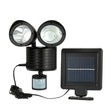 LED Solar Light Twin Head PIR Motion Sensor Lighting Outdoor Garden Solar lamp Waterproof Street Security lamp
