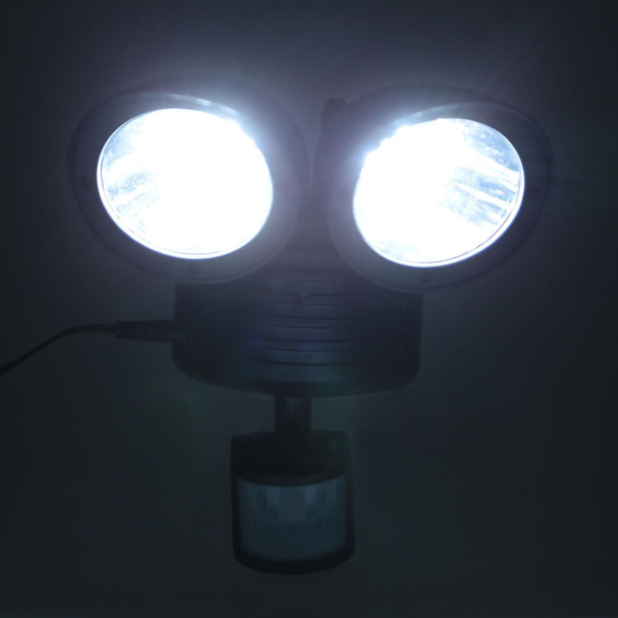 LED Solar Light Twin Head PIR Motion Sensor Lighting Outdoor Garden Solar lamp Waterproof Street Security lamp