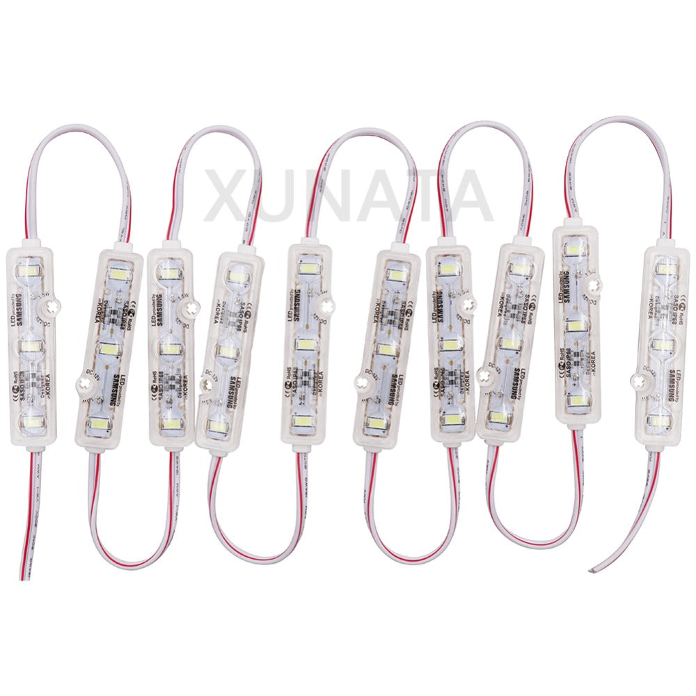 Chip SMD 5630 3 LED Module Lighting DC12V IP68 Waterproof Superbright Red Blue Green White Led Modules