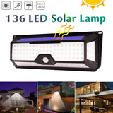 LED Street lights Waterproof Solar Power PIR Motion Sensor Wall light Outdoor lighting Ground Garden Lamp Path Home Yard