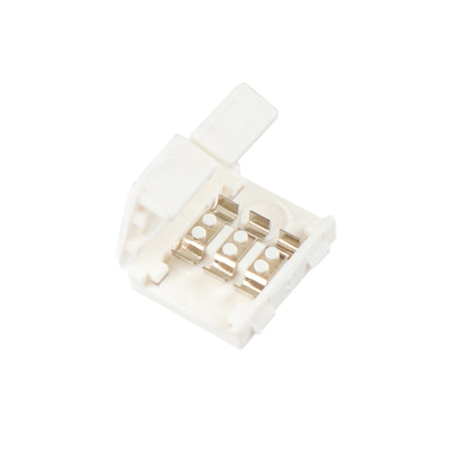 3PIN WS2812B WS2811 LED Strip Connector For Connecting Corner Right Angle 10MM For ws2811 2812 Strip Light Tape