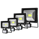 10W 20W 30W 50W LED Flood Light Motion Sensor Waterproof AC110-220V LED PIR Floodlight Reflector Projector Outdoor Spotlight