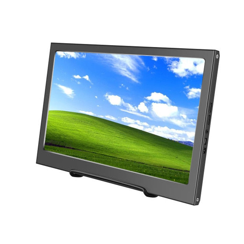 Portable Computer Monitor PC 1920x1080 HDMI PS3 PS4 Xbox360 1080P IPS LCD LED Display Monitor for Raspberry Pi 3 B 2B 13.3"