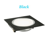Dimmable LED Downlights 3W 5W 7W 9W 12W 15W AC85-265V Square silver Black White LED Ceiling Down Lamp Indoor Lighting With Drive