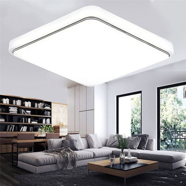 24W 30cmX30cm Square Led Ceiling Light Led Ceiling Lamp White Light Flush Mount Bedroom Fixture Lamp for Living Room