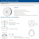 LED Dimmer Switch 12V 24V PWM 2.4G LED Touch RF Wireless Remote 5V 36V Smart Wifi Dimmer Controller for Single Color LED Strip
