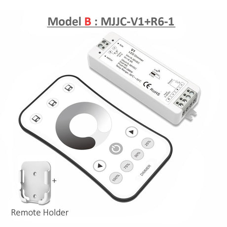 LED Dimmer Switch 12V 24V PWM 2.4G LED Touch RF Wireless Remote 5V 36V Smart Wifi Dimmer Controller for Single Color LED Strip