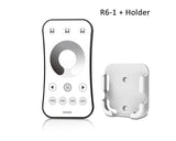 LED Dimmer Switch PWM Wireless RF 2.4G 4-Zone Touch Remote Smart Home Wifi Relay DC12V 24V Controller for Single Color LED Strip